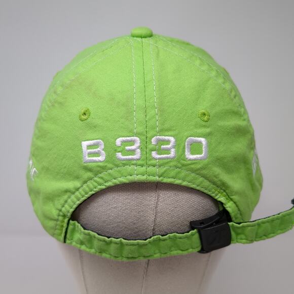 Bridgestone Golf Slideback Hat Green One Size Adjustable Embroidered - Picture 6 of 9